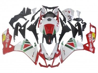 Erschwingliche Aprilia RS4 50 125 Motorrad Verkleidung Kit 2012-2018 - Weiss Rot Grun Gelb Alitalia