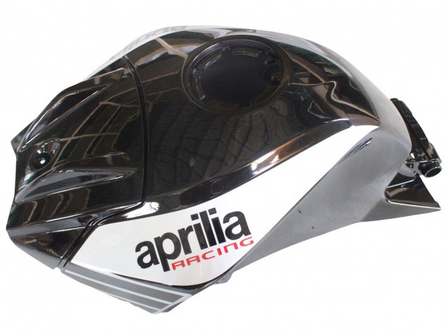 Erschwingliche Aprilia RS4 50 125 Motorrad Verkleidung 2012-2018 - Silber Rot Glanzendes Schwarz