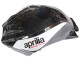 Erschwingliche Aprilia RS4 50 125 Motorrad Verkleidung 2012-2018 - Silber Rot Glanzendes Schwarz