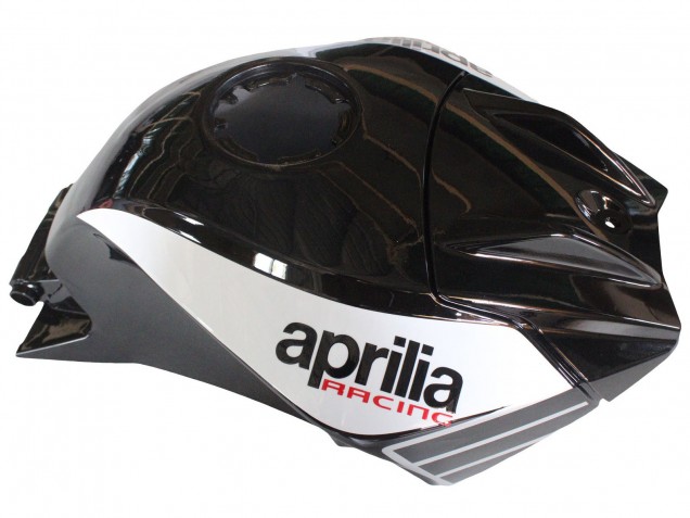 Erschwingliche Aprilia RS4 50 125 Motorrad Verkleidung 2012-2018 - Silber Rot Glanzendes Schwarz