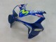 Erschwingliche Honda CBR600 F4i Motorrad Verkleidung 2004-2007 - Blau Gelb Grun MoviStar