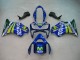 Erschwingliche Honda CBR600 F4i Motorrad Verkleidung 2004-2007 - Blau Gelb Grun MoviStar
