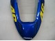 Erschwingliche Honda CBR600 F4i Motorrad Verkleidung 2004-2007 - Gelb Blau Weiss Schwarz Nastro Azzurro