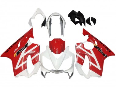 Erschwingliche Honda CBR600 F4i Motorrad Verkleidung 2004-2007 - Weiss Rot