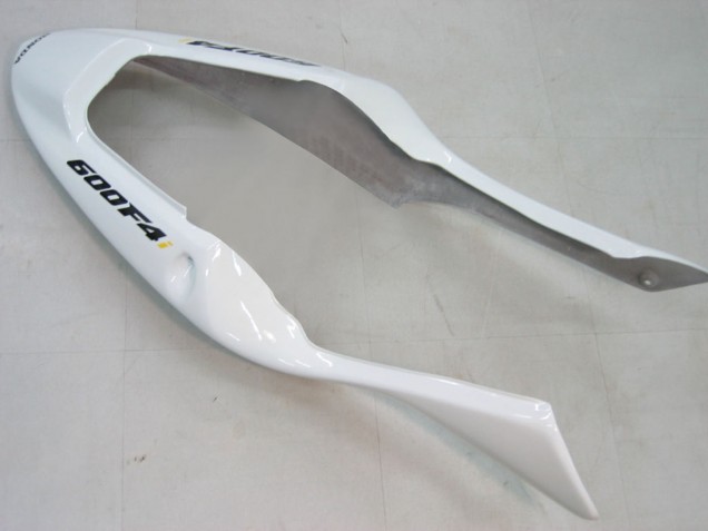 Erschwingliche Honda CBR600 F4i Motorrad Verkleidung 2004-2007 - Weiss Glanzendes Schwarz