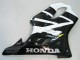 Erschwingliche Honda CBR600 F4i Motorrad Verkleidung 2004-2007 - Weiss Glanzendes Schwarz