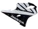 Erschwingliche Honda CBR600 F4i Motorrad Verkleidung 2004-2007 - Weiss Glanzendes Schwarz