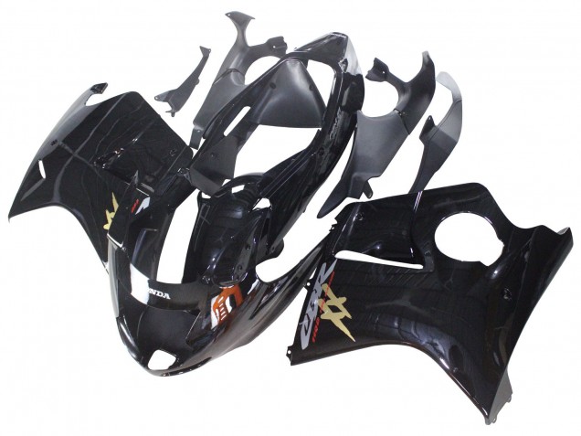 Erschwingliche Honda CBR1100XX Blackbird Abs Motorrad Verkleidungen 1996-2007 - Glanzendes Schwarz