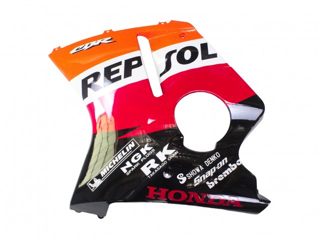Erschwingliche Honda CBR1100XX Blackbird Abs Motorrad Verkleidungen 1996-2007 - Orange Weiss Rot Glanzendes Schwarz Repsol