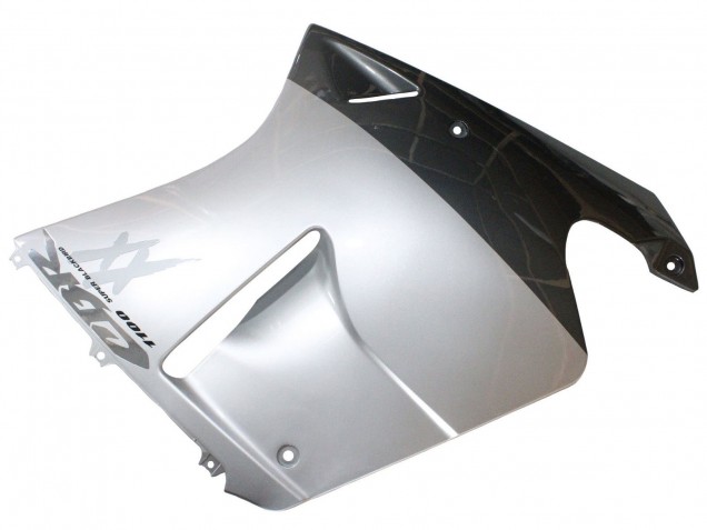 Erschwingliche Honda CBR1100XX Blackbird Motorrad Verkleidung 1996-2007 - Silber Grau