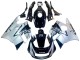 Erschwingliche Honda CBR600 F2 Motorrad Verkleidung 1991-1994 - Silber Glanzendes Schwarz