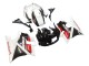 Erschwingliche Honda CBR600 F2 Motorrad Verkleidung 1991-1994 - Weiss Rot Glanzendes Schwarz