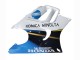 Erschwingliche Honda CBR600 F3 Motorrad Verkleidung 1997-1998 - Weiss Blau Glanzendes Schwarz