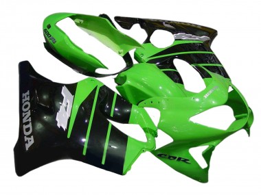 Erschwingliche Honda CBR600 F4 Motorrad Verkleidung 1999-2000 - Grun Glanzendes Schwarz