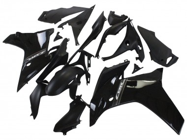 Erschwingliche Honda CBR600F Motorrad Verkleidung 2011-2013 - Glanzendes Schwarz