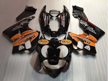 Erschwingliche Honda CBR900RR 893 Motorrad Verkleidung 1992-1993 - Glanzendes Schwarz Orange Hm Plant