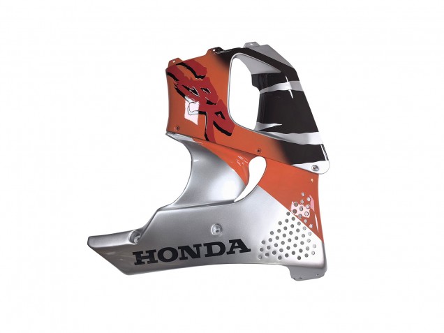 Erschwingliche Honda CBR900RR 893 Motorrad Verkleidung 1994-1995 - Silber Orange Glanzendes Schwarz