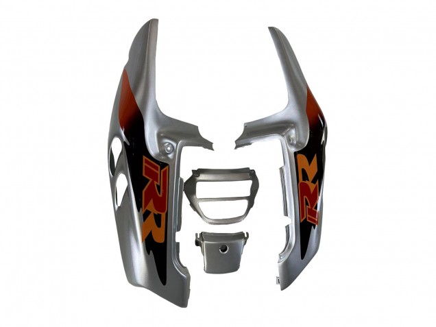 Erschwingliche Honda CBR900RR 893 Motorrad Verkleidung 1996-1997 - Silber Rot Glanzendes Schwarz