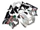 Erschwingliche Honda CBR900RR 893 Motorrad Verkleidung 1996-1997 - Weiss Grun Grau Glanzendes Schwarz Castrol