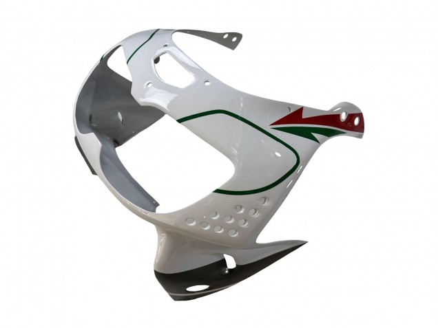 Erschwingliche Honda CBR900RR 893 Motorrad Verkleidung 1996-1997 - Weiss Grun Grau Glanzendes Schwarz Castrol