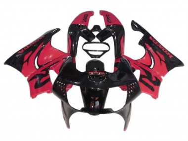 Erschwingliche Honda CBR900RR 919 Motorrad Verkleidung 1998-1999 - Rosa Glanzendes Schwarz