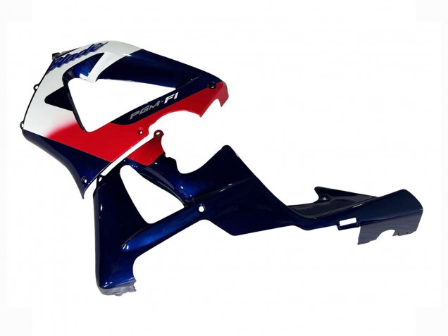 Erschwingliche Honda CBR900RR 929 Motorrad Verkleidung 2000-2001 - Weiss Rot Blau