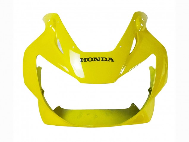 Erschwingliche Honda CBR900RR 929 Motorrad Verkleidung 2000-2001 - Gelb Glanzendes Schwarz