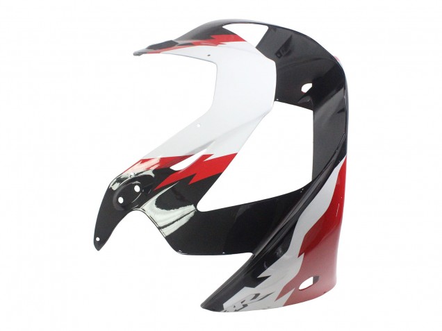 Erschwingliche Honda CBR900RR 929 Motorrad Verkleidung 2000-2001 - Weiss Rot Glanzendes Schwarz Rennen