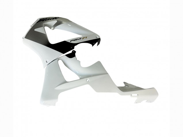 Erschwingliche Honda CBR900RR 929 Motorrad Verkleidung 2000-2001 - Weiss Silber