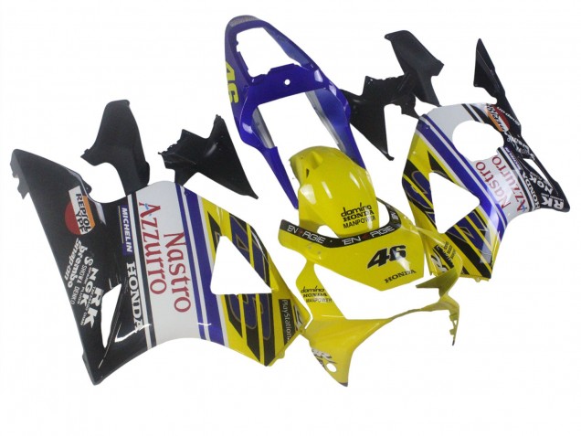 Erschwingliche Honda CBR900RR 954 Motorrad Verkleidung 2002-2003 - Blau Gelb Glanzendes Schwarz Rot Nastro Azzurro 46