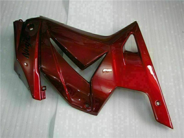 Erschwingliche Kawasaki EX250 Motorrad Verkleidung 2008-2012 - Kastanienbraun Rot