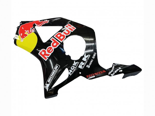Erschwingliche Honda CBR900RR 954 Motorrad Verkleidung 2002-2003 - Glanzendes Schwarz Gelb Red Bull Michelin