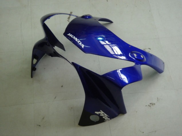 Erschwingliche Honda CBR900RR 954 Motorrad Verkleidung Kit 2002-2003 - Blau Glanzendes Schwarz