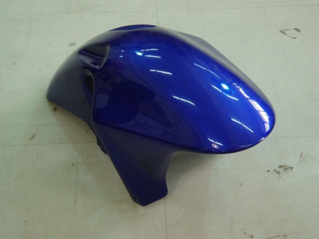 Erschwingliche Honda CBR900RR 954 Motorrad Verkleidung 2002-2003 - Blau Gelb Glanzendes Schwarz Telefumica MoviStar Castrol