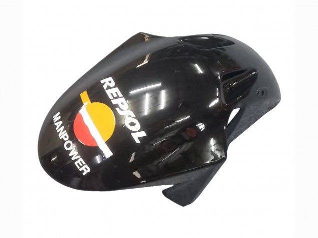 Erschwingliche Honda CBR900RR 954 Motorrad Verkleidung Kit 2002-2003 - Orange Weiss Rot Glanzendes Schwarz Repsol