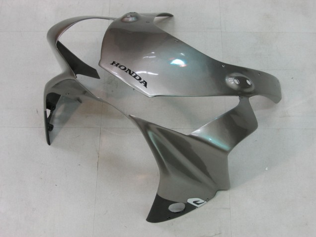 Erschwingliche Honda CBR900RR 954 Motorrad Verkleidung 2002-2003 - Silber Glanzendes Schwarz