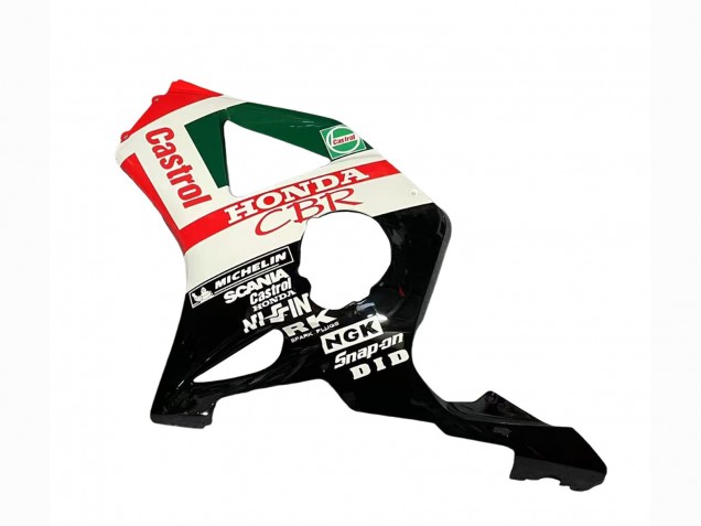 Erschwingliche Honda CBR900RR 954 Motorrad Verkleidung 2002-2003 - Weiss Rot Grun Glanzendes Schwarz Castrol