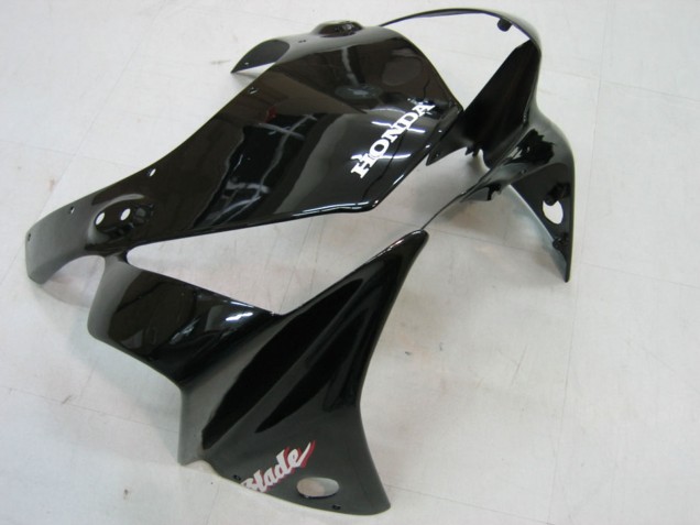 Erschwingliche Honda CBR900RR 954 Motorrad Verkleidung 2002-2003 - Glanzendes Schwarz