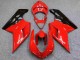 Erschwingliche Ducati 848 Motorrad Verkleidung 2007-2014 - Rot Glanzendes Schwarz