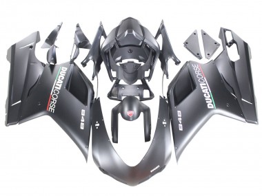 Erschwingliche Ducati 848 Motorrad Verkleidung 2007-2014 - Matt Grau