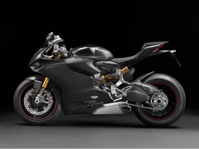 Erschwingliche Ducati 1199 Motorrad Verkleidung 2011-2014 - Matt Schwarz