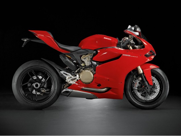 Erschwingliche Ducati Panigale 899/1199 Motorrad Verkleidung 2011-2014 - Rot