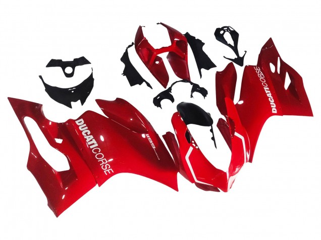 Erschwingliche Ducati 1199 Motorrad Verkleidung 2011-2014 - Rot