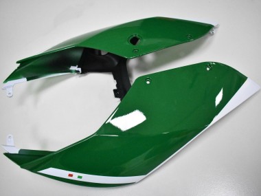 Erschwingliche Ducati Panigale 899 Motorrad Verkleidung 2011-2014 - Weiss Rot Dunkel Grun