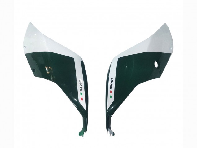 Erschwingliche Ducati Panigale 899 Motorrad Verkleidung 2011-2014 - Weiss Rot Glanzendes Schwarz