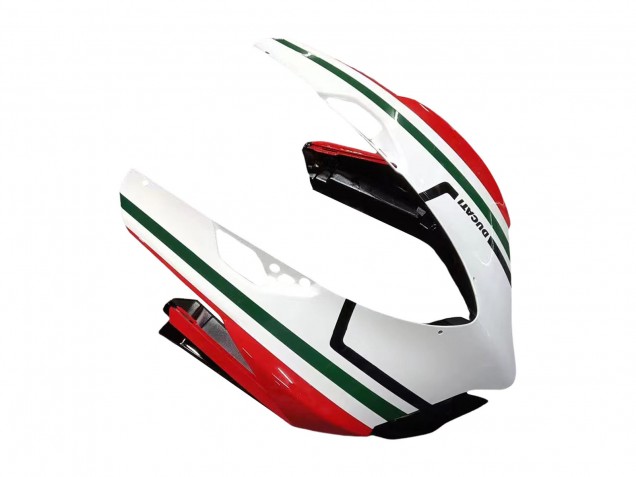 Erschwingliche Ducati 1199 Motorrad Verkleidung 2011-2014 - Weiss Rot Grun Glanzendes Schwarz