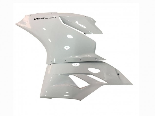 Erschwingliche Ducati 1199 Motorrad Verkleidung 2011-2014 - Weiss