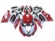 Erschwingliche Ducati 959/1299 Motorrad Verkleidung 2015-2020 - Weiss Rot Schwarz Aruba 7