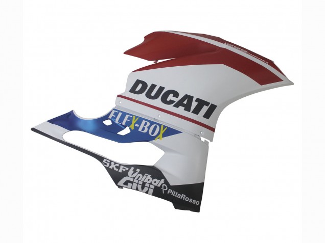 Erschwingliche Ducati 1299 Motorrad Verkleidung 2015-2020 - Weiss Rot Blau Matt Schwarz Unibat Flex-Box