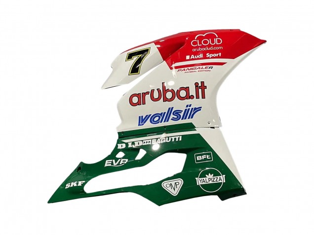 Erschwingliche Ducati 959/1299 Motorrad Verkleidung 2015-2020 - Weiss Rot Grun Valsir Fiamm 7